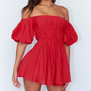 Princess Polly Halton Mini Dress Red